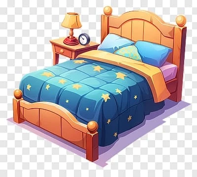 SOLID WOOD (SEGUN ) BED